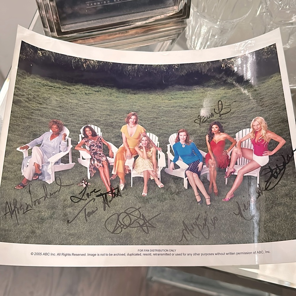 DESPERATE HOUSEWIVES SIGNED PHOTO 1st Season
